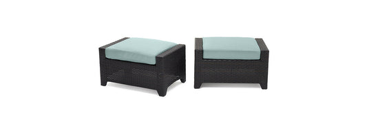 RST Brands - Deco™ Set of 2 Sunbrella® Outdoor Club Ottomans | OP-PECLBOTTO