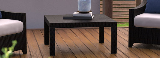 RST Brands - Deco™ 33in Square Conversation Table | OP-PECT3333-DEC