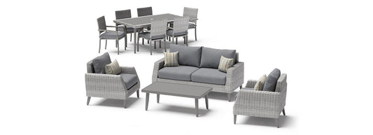 RST Brands - Portofino® Affinity 11 Piece Sunbrella® Outdoor Estate Set | OP-PEEC11-PORVIII