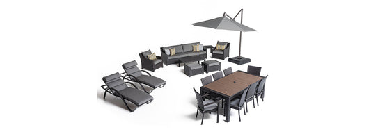 RST Brands - Deco™ 20 Piece Sunbrella® Outdoor Estate Set | OP-PEEC20