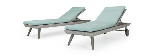 RST Brands - Portofino® Casual 5 Piece Sunbrella® Outdoor Lounger & Mattress | OP-PELS2-PORV