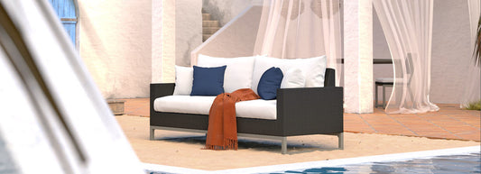 RST Brands - Milo™ Espresso 78in Sunbrella® Outdoor Sofa | OP-PESOF76-MILO-E