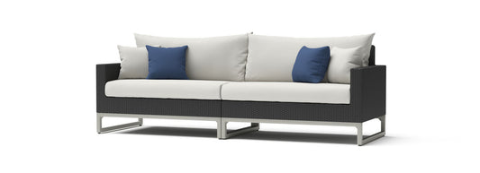 RST Brands - Milo™ Espresso 96in Sunbrella Outdoor Sofa