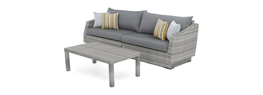 RST Brands - Cannes™ Sunbrella® Outdoor Sofa & Coffee Table