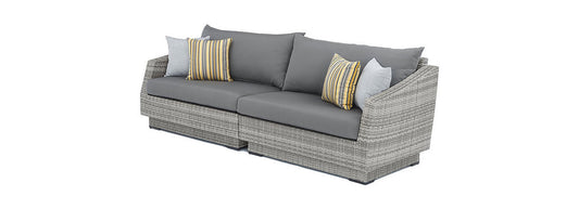 RST Brands - Cannes™ Sunbrella® Outdoor Sofa & Coffee Table