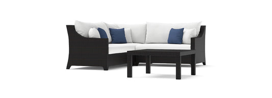 RST Brands - Deco™ 4 Piece Sunbrella® Outdoor Sectional & Table | OP-PESS4