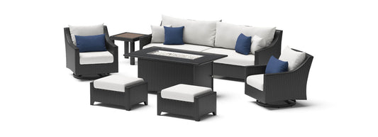 RST Brands - Deco 8 Piece Sunbrella Outdoor Motion Fire Set | OP-PESS7MFT