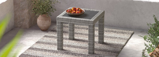 RST Brands - Cannes™ Deluxe Wood Top Side Table | OP-PESTPS2020-CNS