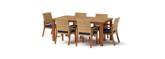RST Brands - Mili™ 7 Piece Sunbrella® Outdoor Dining Set | OP-PETS7-MILI