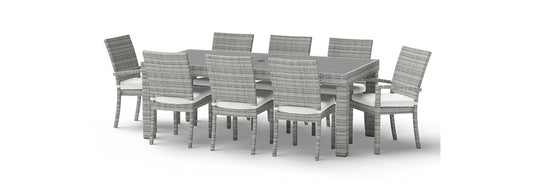 RST Brands - Cannes™ 9 Piece Sunbrella® Outdoor Dining Set | OP-PETS9-CNS