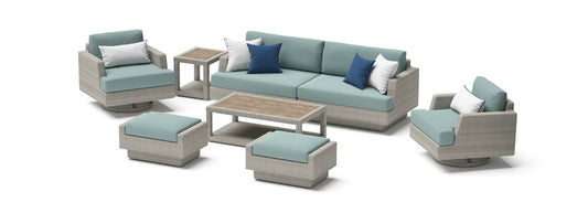 RST Brands - Portofino® Comfort 20 Piece Sunbrella® Motion Wood Estate and Furniture Cover Set