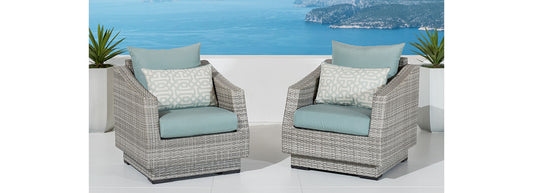 RST Brands - Cannes™ 2 Piece Club Chair Furniture Cover Set