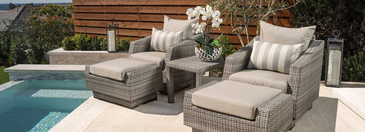 RST Brands - Cannes™ 5 Piece Club Chair Furniture Cover Set | OP-SCCLB5-CNS-K