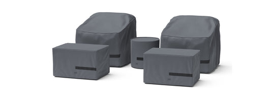 RST Brands - Venetia 5 Piece Club Chair Furniture Cover Set