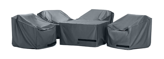 RST Brands - Venetia 5 Piece Motion Fire Chat Furniture Cover Set