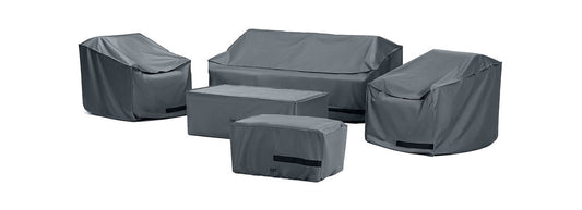 RST Brands - Deluxe Furniture Covers - Cannes™ 5 Piece Loveseat Group Set