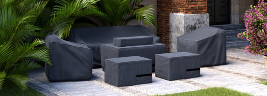 RST Brands - Milea 6 Piece Motion Fire Seating Furniture Cover Set