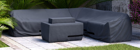 RST Brands - Milo 6 Piece Fire Sectional Furniture Cover Set