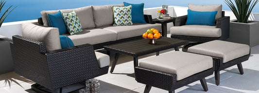 RST Brands - Portofino® Casual 7 Piece Deep Seating Furniture Cover Set