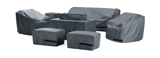 RST Brands - Portofino® Casual 7 Piece Motion Fire Seating Furniture Cover Set