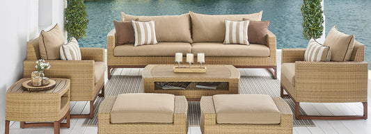 RST Brands - Mili™ 8 Piece Deep Seating Furniture Cover Set