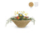 The Outdoor Plus - 24" Round Cazo Planter Bowl - GFRC Concrete - OPT-24RP