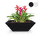 The Outdoor Plus - 24" Square Maya Planter Bowl - GFRC Concrete - OPT-24SP