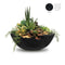 The Outdoor Plus - 27" Round Sedona Planter Bowl - GFRC Concrete - OPT-27RP