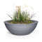 The Outdoor Plus - 27" Round Sedona Planter Bowl - Powder Coated Metal - OPT-27RPCPO