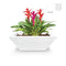 The Outdoor Plus - 30" Square Maya Planter Bowl - GFRC Concrete - OPT-30SP