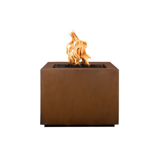 The Outdoor Plus - Forma 48" Fire Pit - Corten Steel - NG, LP - OPT-4848SQCS