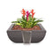 The Outdoor Plus - 30" Avalon GFRC Planter & Water Bowl - OPT-AVLPW30