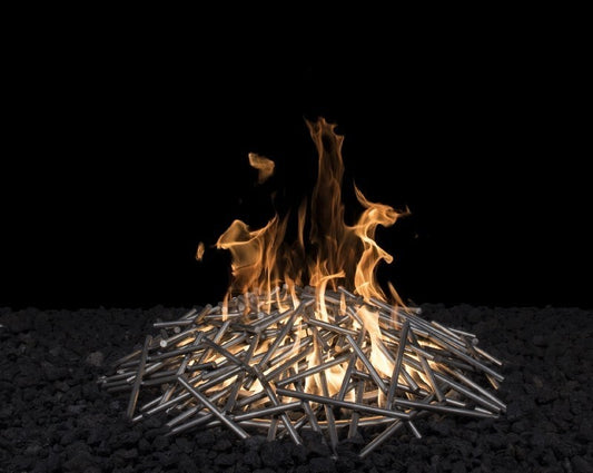 The Outdoor Plus - 48" Stainless Steel Bird's Nest with 36" Stainless Steel Round Burner - OPT-48BN