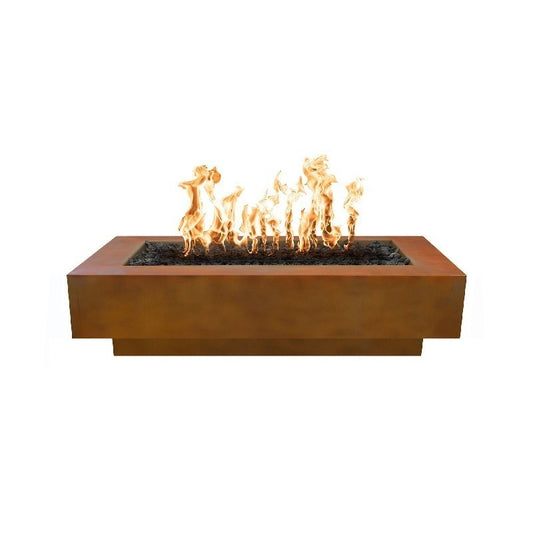 The Outdoor Plus - Coronado 84" Fire Pit - Corten Steel - NG, LP - OPT-CORCS84