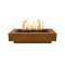 The Outdoor Plus - Coronado 96" Fire Pit - Corten Steel - NG, LP - OPT-CORCS96