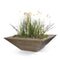 The Outdoor Plus - 24" Maya Wood Grain Planter Bowl - OPT-24SWGPO