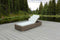 OUTSY - Milo 79 X 31.5 Inch Outdoor Wicker Aluminum Frame Sun Lounger in Brown - 0AMI-SL-BR