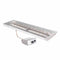 The Outdoor Plus - 48 Inch Rectangular Drop-In Pan and 36 Inch Stainless Steel Bullet H-Burner Kit - OPT-BP1248RDSS