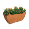 The Outdoor Plus - 48” Tuscon Rectangular Corten Steel Planter - OPT-PTSR4824