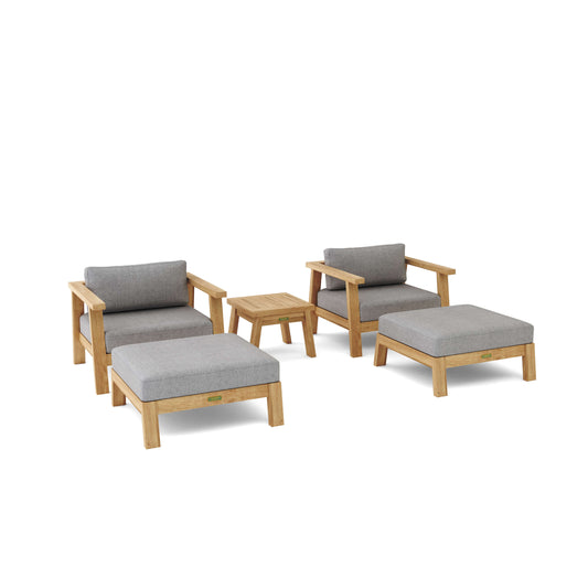 Anderson Teak - 5-PC PALERMO DEEP SEATING | SET-323