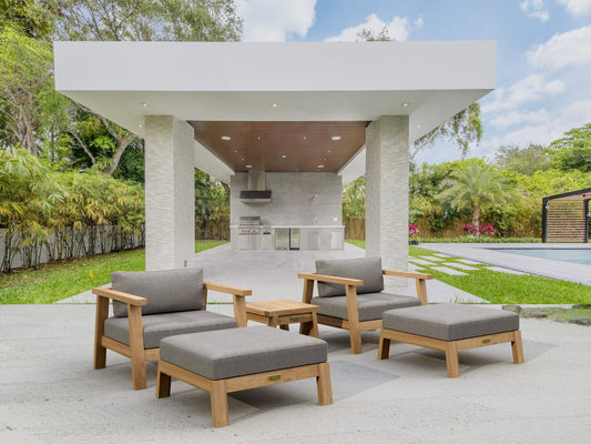 Anderson Teak - 5-PC PALERMO DEEP SEATING | SET-323