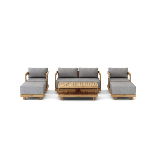 Anderson Teak - 6-PC GRANADA DEEP SEATING | SET-902
