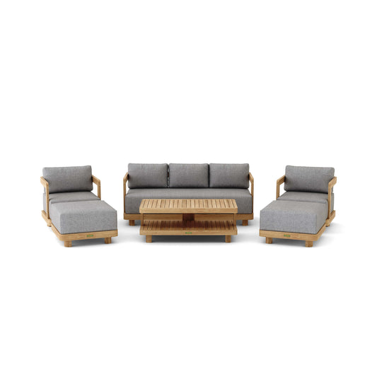 Anderson Teak - 6-PC GRANADA DEEP SEATING | SET-903