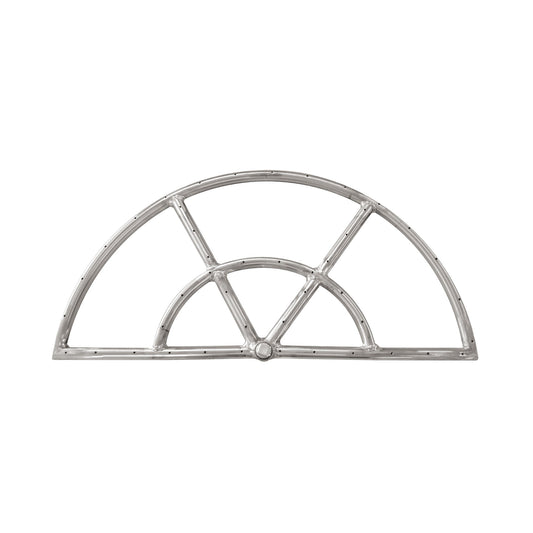 The Outdoor Plus - 30" x 15" Half Moon Burner - OPT-HM30