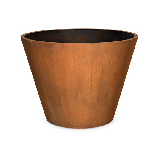 The Outdoor Plus - 30" Sierra Corten Steel Planter - OPT-PSR3030