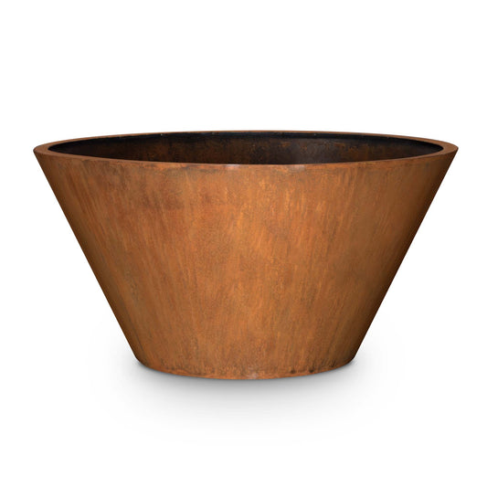 The Outdoor Plus - 46" Sierra Corten Steel Planter - OPT-PSR4820