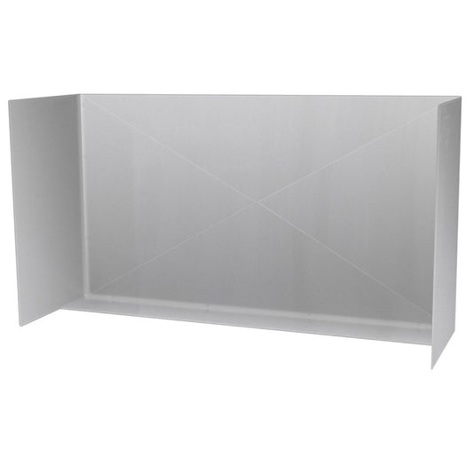 TruFlame - 36" Stainless Steel Wind Guard (Fits 30-32" Grills) | TFWG-36