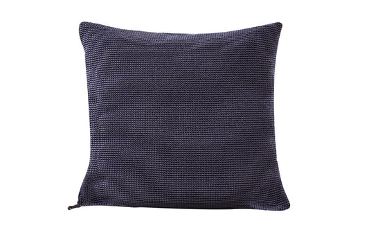 CO9 Design - Navy Crocheted Toss Pillow 20" Square