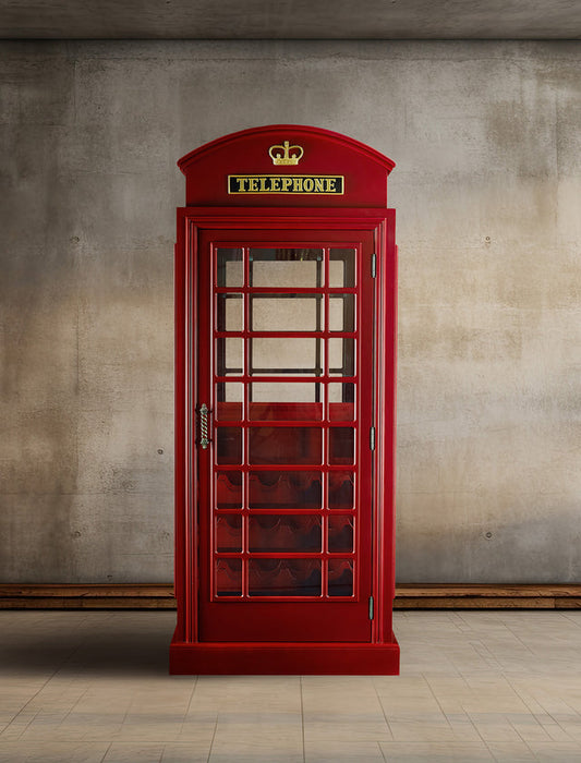 RAM Game Room - English Phone Booth - Bar Cabinet OEBRCB