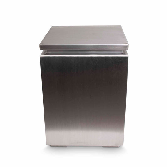 The Outdoor Plus - Propane Tank Enclosure with Removeable Top - Stainless Steel - OPT-LPHIDESS